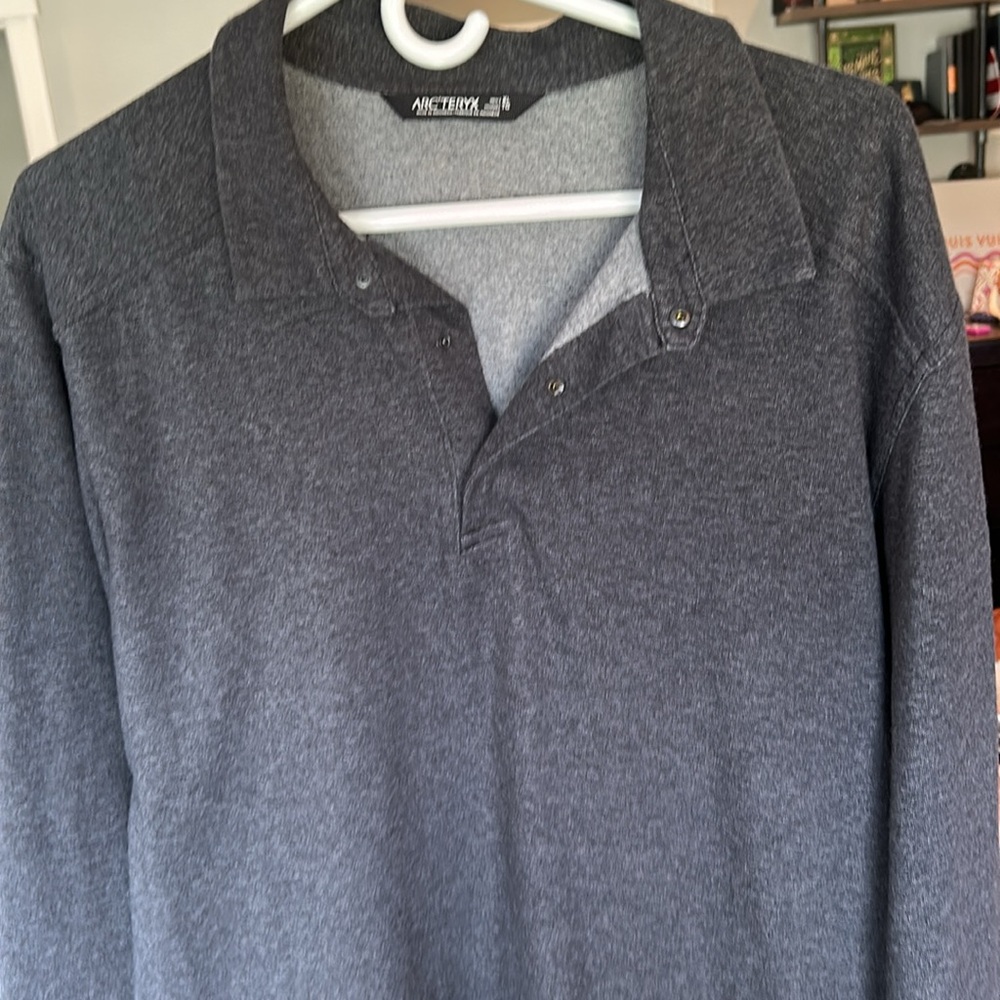 Arc’teryx Mens LS Captive Polo Shirt Size XL